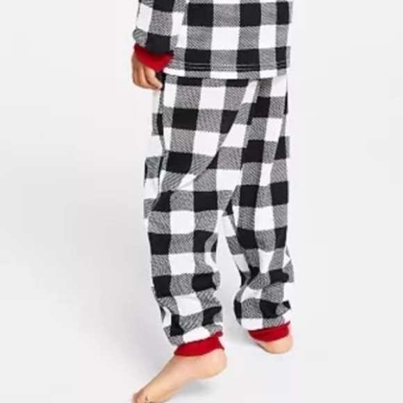 FAMILY PAJAMAS Kid'sLightweight Thermal Waffle Buffalo Check PJ 1pc bottom 2T-3T - Picture 5 of 6